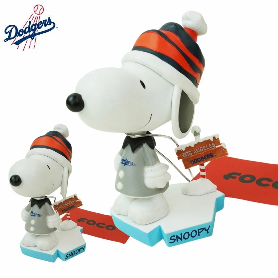ドジャース ピーナッツ スヌーピー ボブルヘッド 4.5インチFOCO BOBBLE SNOOPY HOLIDAY 4.5LA DODGERS ロサンゼルス ドジャース