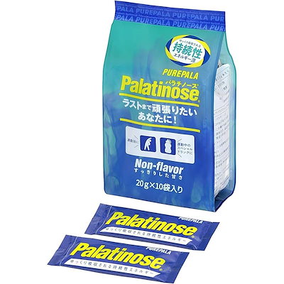 他サイト： パラチノース ピュアパラスティック(20g×10袋) スポーツドリンク 粉末の商品画像