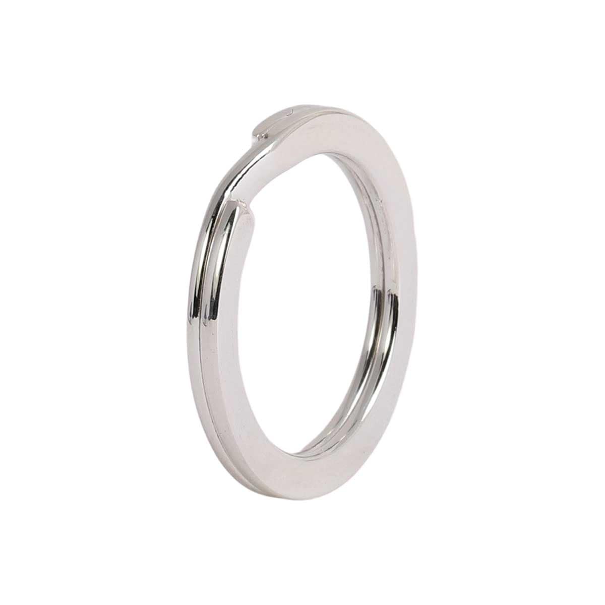 キーリング レディース メンズ シルバー925製 1個売り 25mm 平打ち 2重カン パーツ 金具 5,354円