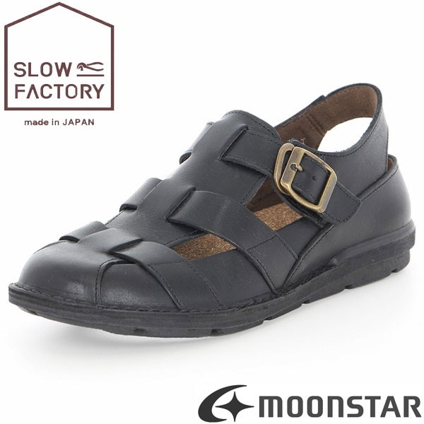 ムーンスター moonstar SLOW FACTORY SLUカゴ2 グルカサンダル コンフォートシューズ レディース メンズ