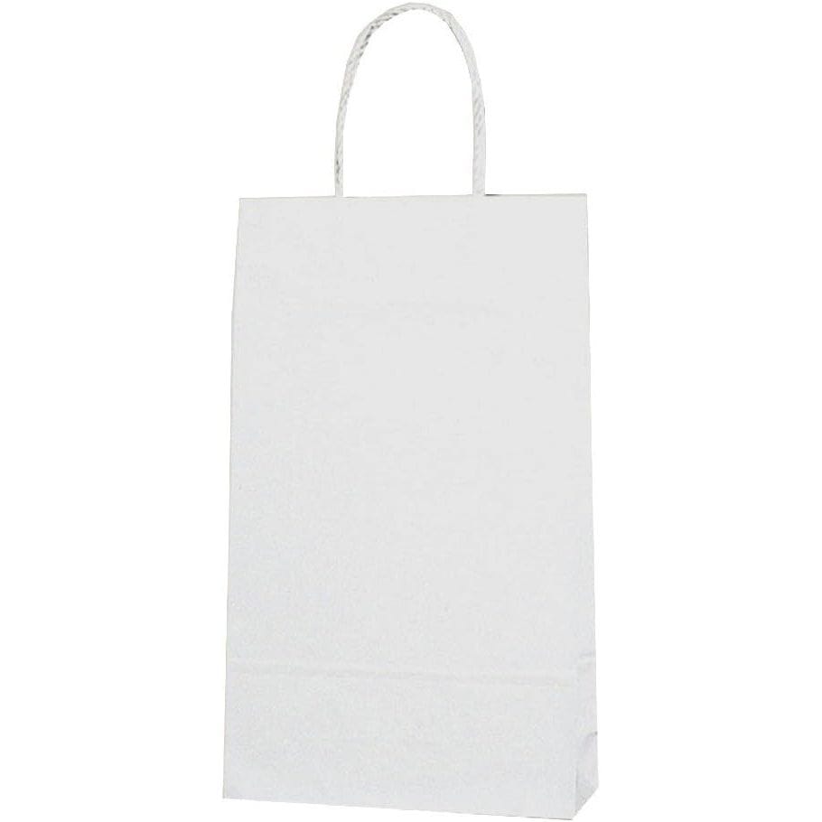 （まとめ買い）シモジマ HEIKO 手提げ紙袋 スムースバッグ 4才 白無地 25枚 幅210xマチ80x高350mm 003156090 [x3セット]