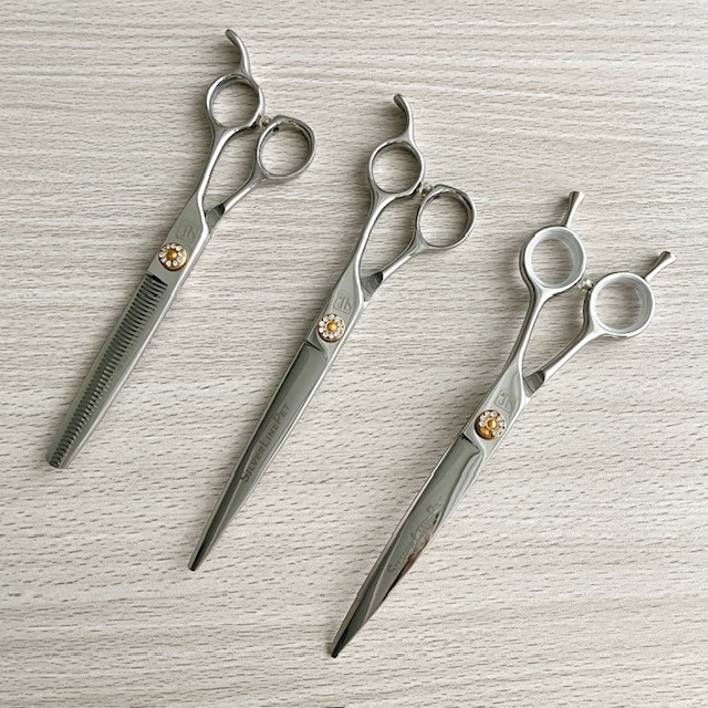 [NAC/NAS/NAT] 国民三銃士3丁セット グローバルベストセラー ベストアイテム ホームケア 専門家用 お家カット 国民ハサミ 愛犬美容 セットハサミ