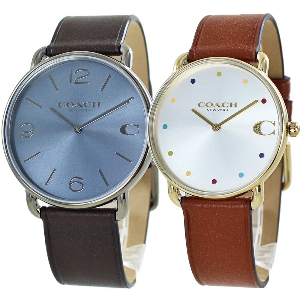 ペアウォッチ おしゃれ コーチ ペア腕時計 夫婦 両親 カップル ブランド 時計 シンプル 革ベルト結婚祝い 誕生日 結婚記念日 ペアギフト おすすめクリスマスプレゼント