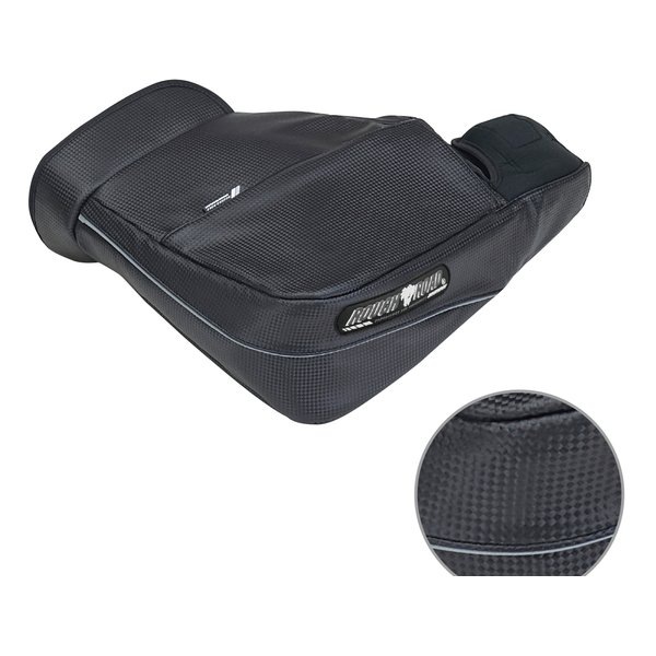 バイク用ハンドルカバー HOTハンドウォーマー 防風 防寒 カーボン フリーサイズ RR5927CB