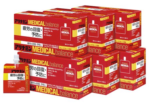 アリナミンメディカルバランス グレープフルーツ風味 100ML×6本X6【指定医薬部外品】 疲労の回復・予防 栄養補給 トレーニング 登山 ロードレース 行動食 カロリー補給 防災 備蓄