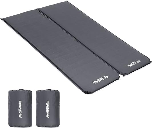 エアーマット 自動膨張 キャンプ用 キャンピングマット 無限連結可能 耐水加工 厚手5cm 超軽量 アウトドア 車中泊マット テント泊 防水防潮 防災 四季使用可能 収納袋付き