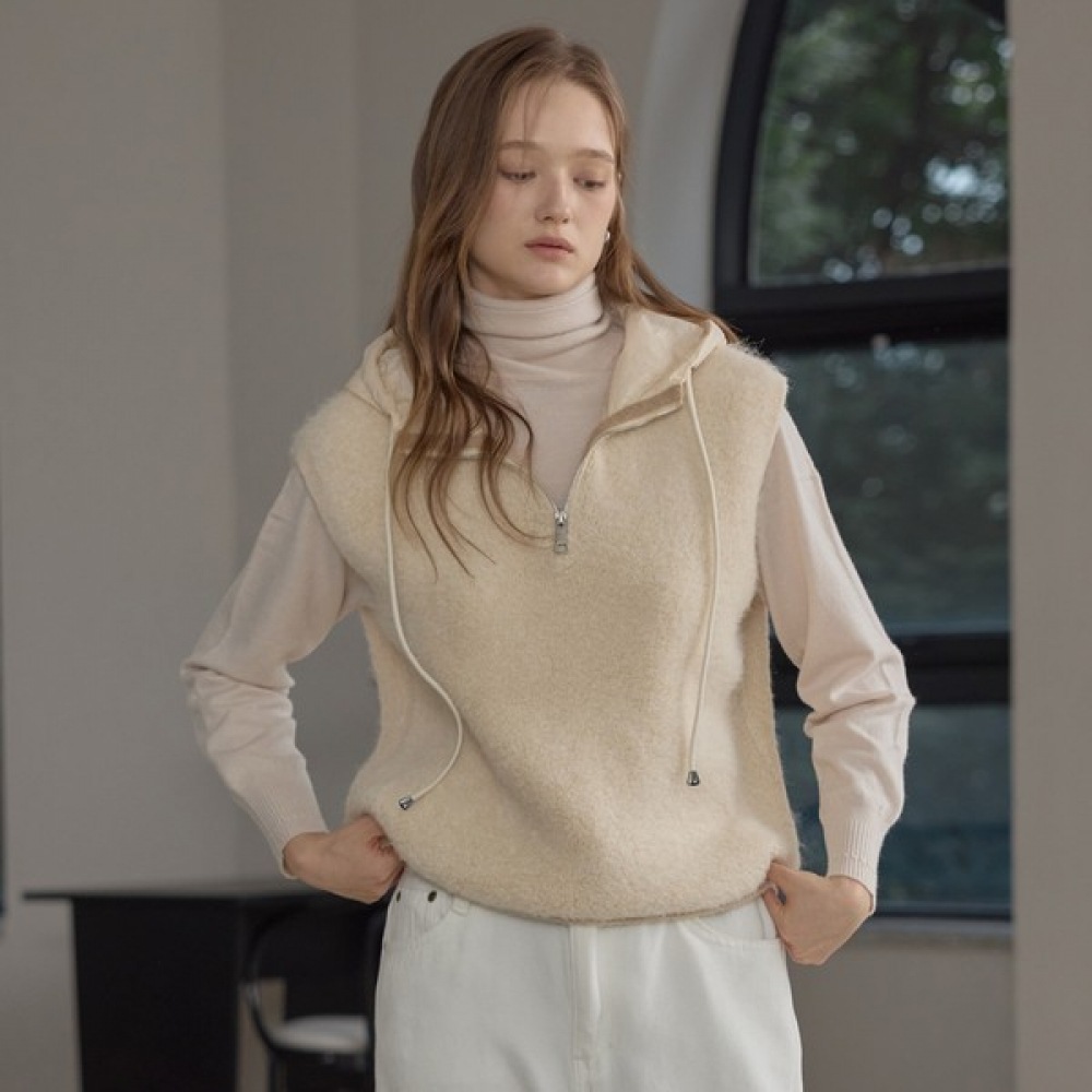 (リアーナニューヨーク) ヘアリーニットベスト