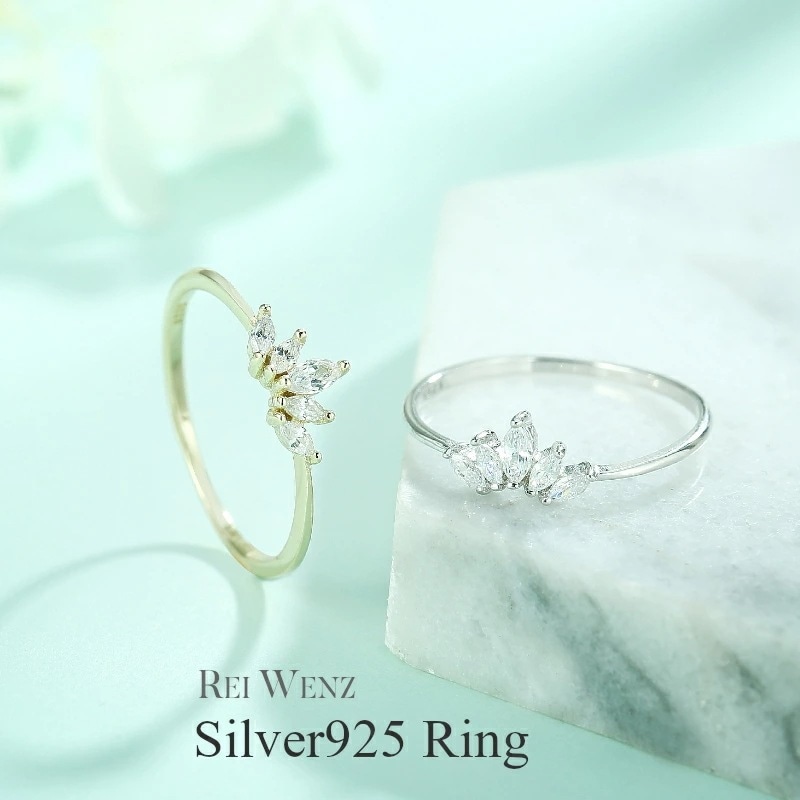 【高品質Silver925】リング 華奢 おしゃれ ソリティアリング Silver925 一粒 金属アレルギー 対応 金アレ フリー キュービックジルコニア ラインストーン ゴールド プラチナ シ