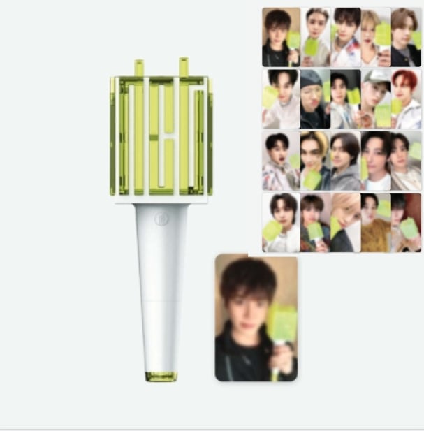 NCT 公式ペ ンライト応援棒OFFICIAL FANLIGHT STICK韓国正規品(フォトカード20種のうち1種ランダム贈呈