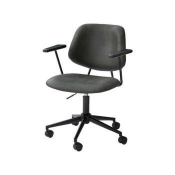 東谷 デスクチェア ブラック PC-80BK