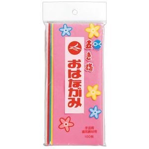（まとめ）合鹿製紙 おはながみ五色鶴 5色詰め合せ #200 1パック（100枚） [x30セット]