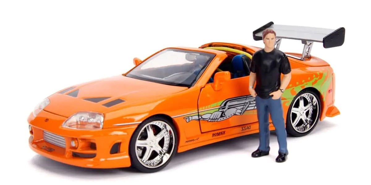 Jada Toys 【再生産】1/24 F＆F トヨタ スープラ オレンジ ブライアンオコナー フィギュア付【JADA30738】 ミニカー JADA30738 F＆F トヨタ スープラ OR w/