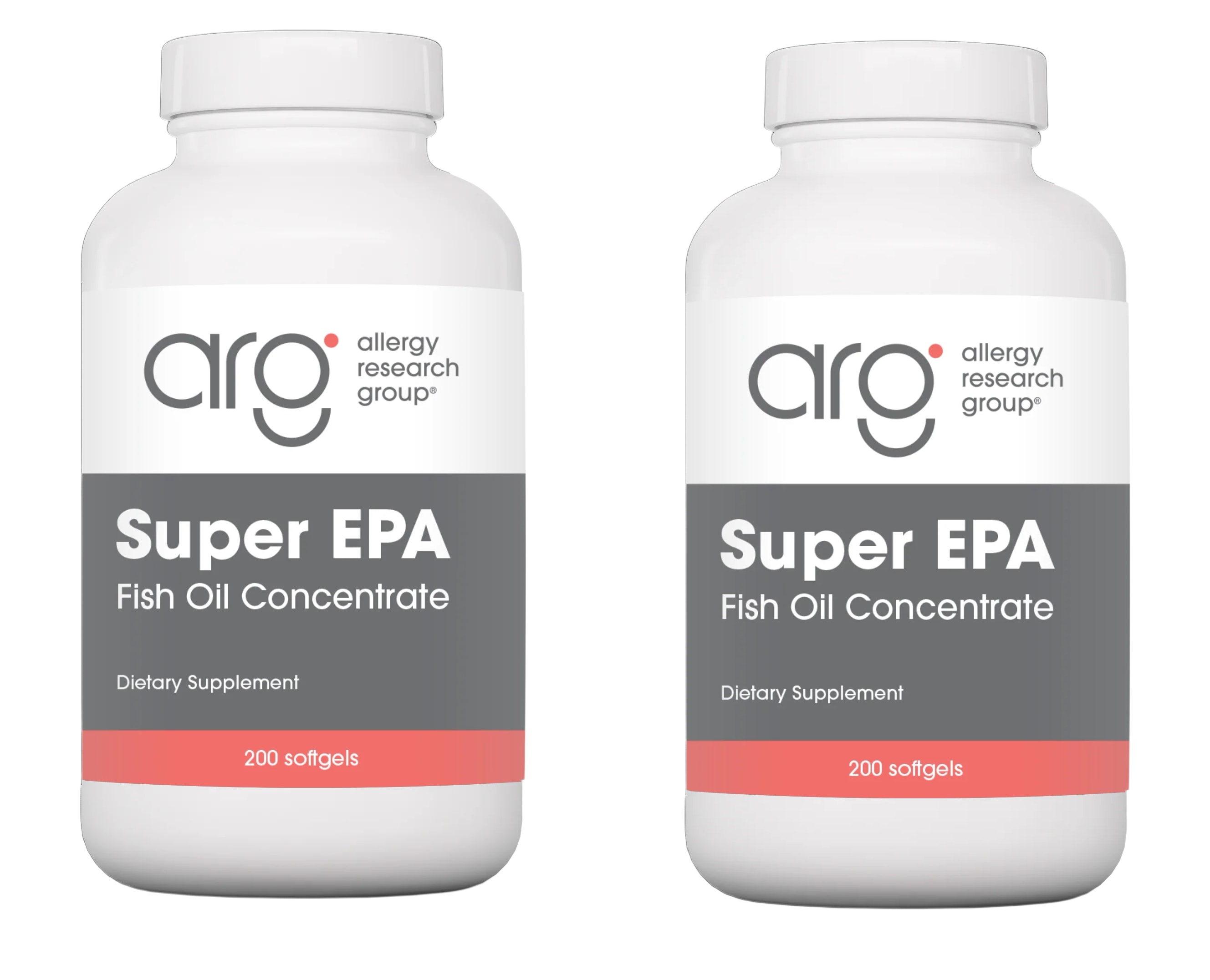 スーパーＥＰＡ＆ DHA フィッシュオイルコンセントレイト　水銀除去済　200ソフトジェル2ボトルセット