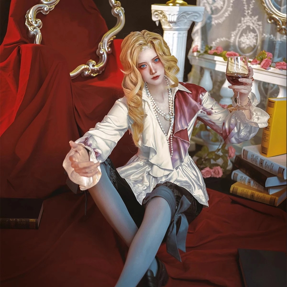 Identity Vアイデンティティ Vゲーム 衣装撮影者 ジョセフ 二酔い 監修 赤ワインローズ レア