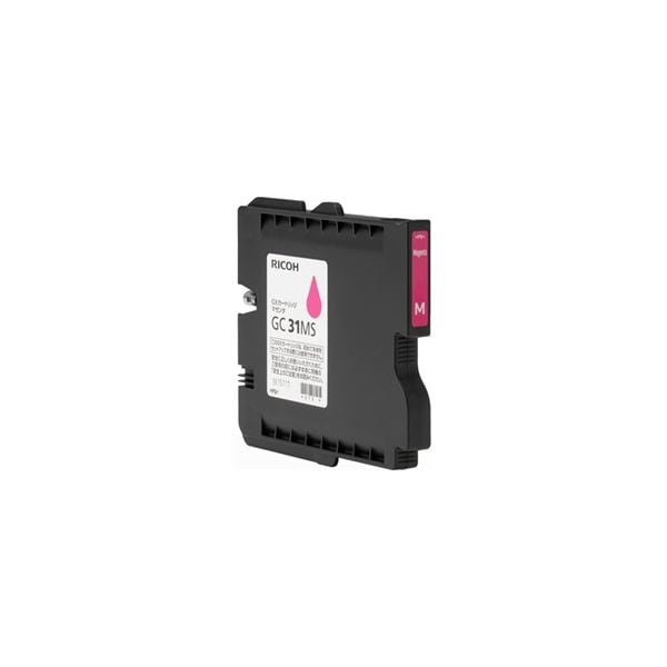 （まとめ）リコー GXカートリッジ GC31MSマゼンタ Sサイズ 515741 1個[x2セット]