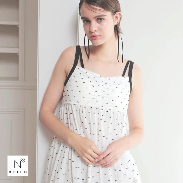 ナルエー パジャマ コットンカットドビーサマードレス ルームウェア レディース NARUE