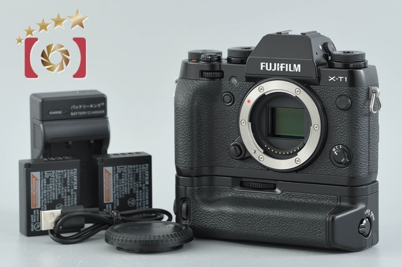 富士フイルム X-T1 ブラック + VG-XT1 縦位置バッテリーグリップ