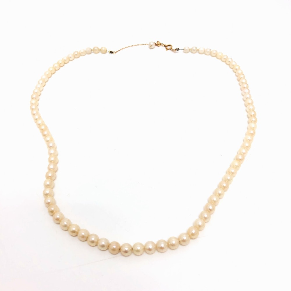 jewelry ジュエリー ネックレス K18 パール 4.5mm～5.mm ネックレス アクセサリー 小物 パール ホワイト
