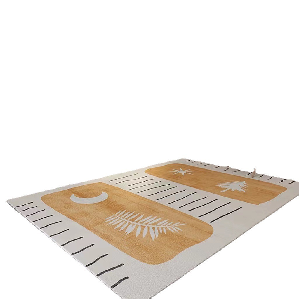 ソファ絨毯マットシンプルな寝室　滑り止めラグマット ペット マット 絨毯 おしゃれ 洗える ふわふわ 気持ちいい防音 寝室 リビング やわらか