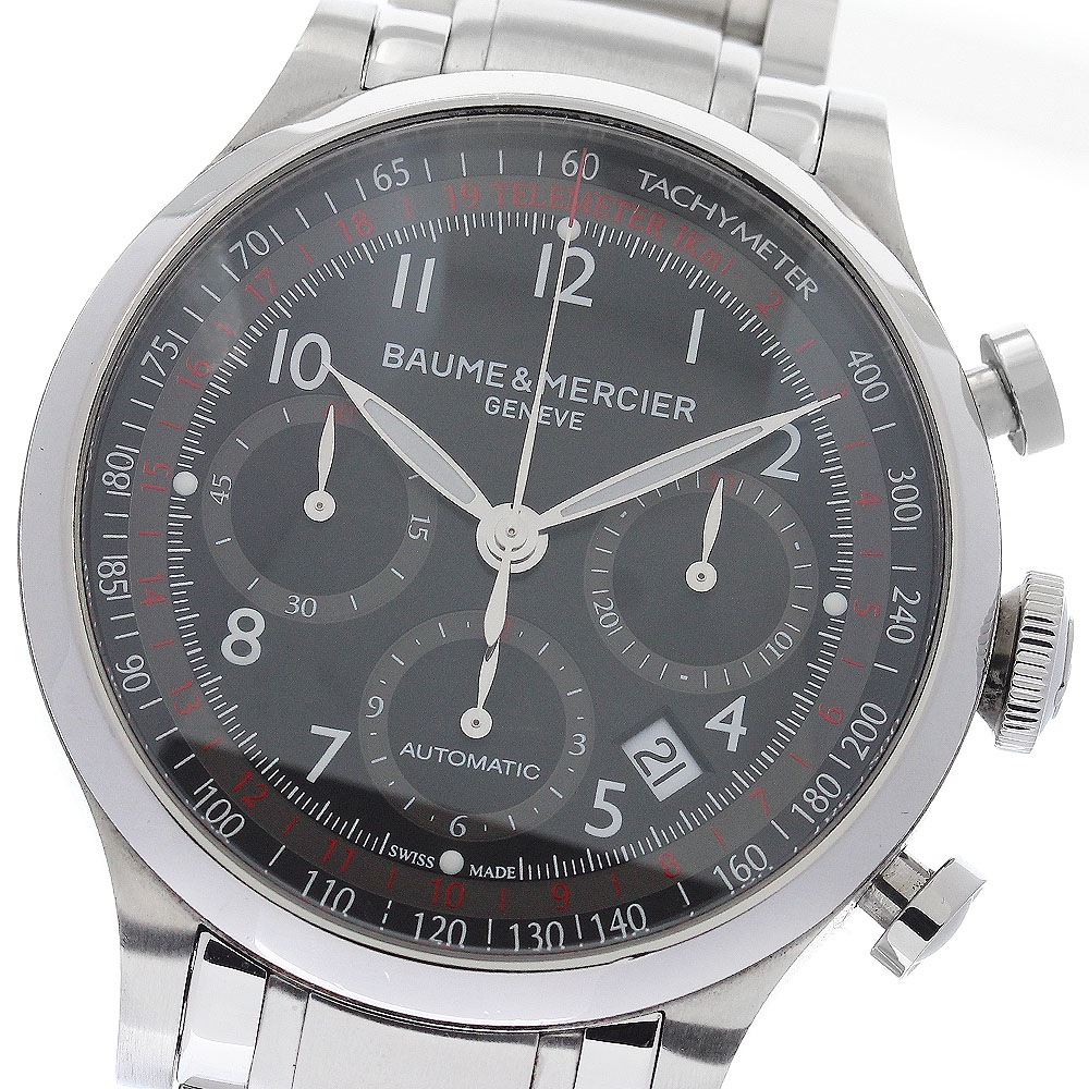 ボーム＆メルシェ Baume & Mercier 65726/MOA10062 ケープランド クロノグラフ デイト 自動巻き メンズ _949626【中古】