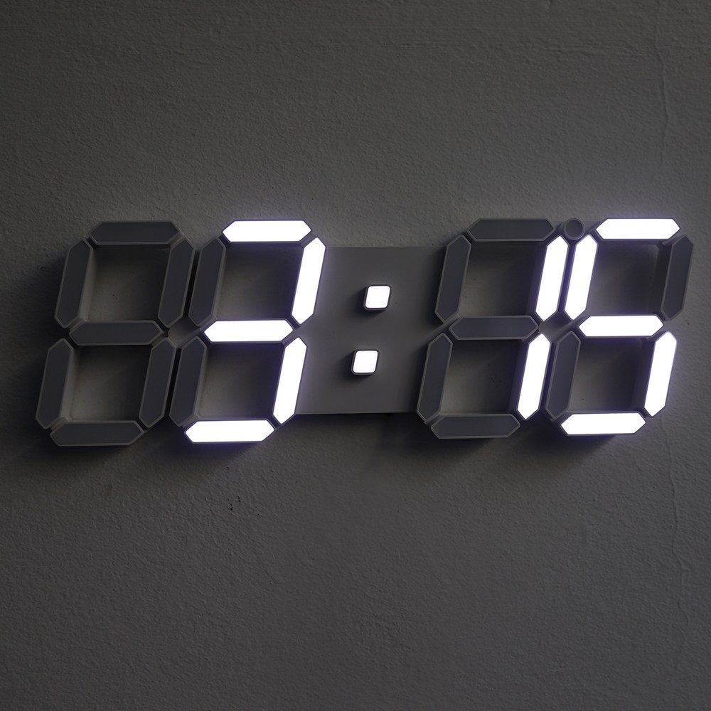 アイフリー3D無騒音LED壁時計38cm /good design/クイック配送