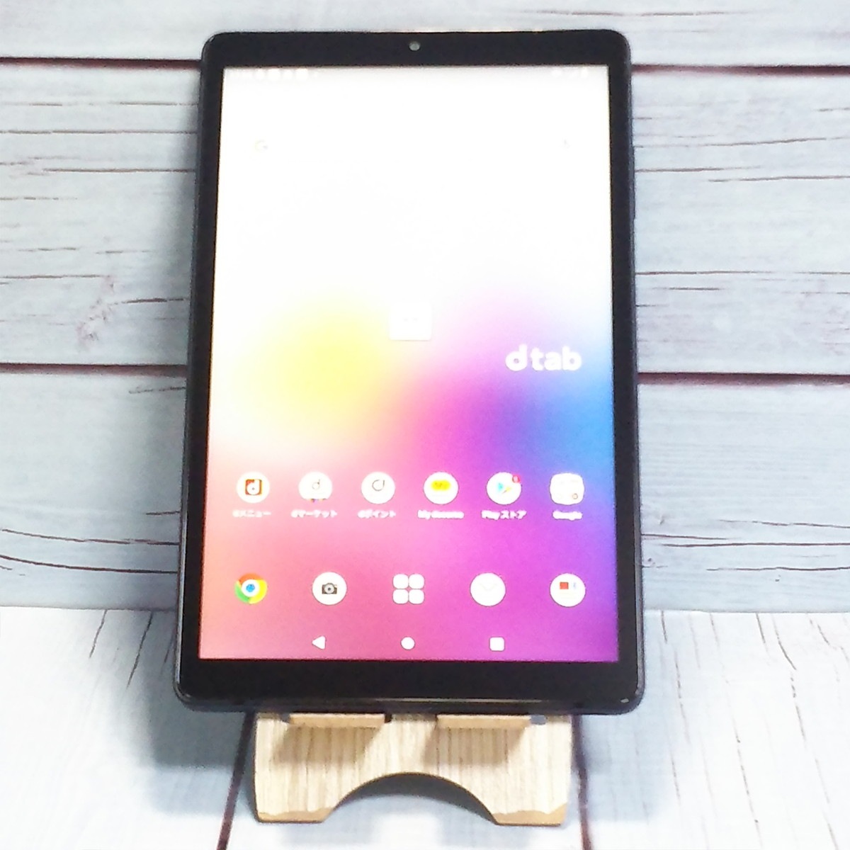 【送料無料】docomo dtab Compact d-42A ネイビー Androidタブレット eSIM対応 本体 白ロム B556977