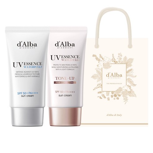 ウォータープールエッセンスサンクリームSPF50+ PA++++ 50ml + ウォータープールトーンアップサンクリームSPF50+ PA++++ 50ml + ギフトバッグ 1個 セット商品 トーン