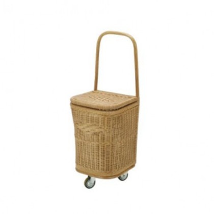 今枝商店 Romantic Rattan 籐ショッピングカート R207
