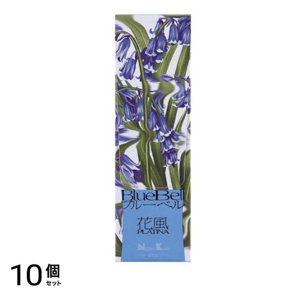 日本香堂 花風 PLATINA プラチナ ブルーベル 小バラ詰 50g (箱含む重量:約65g) 10個セット