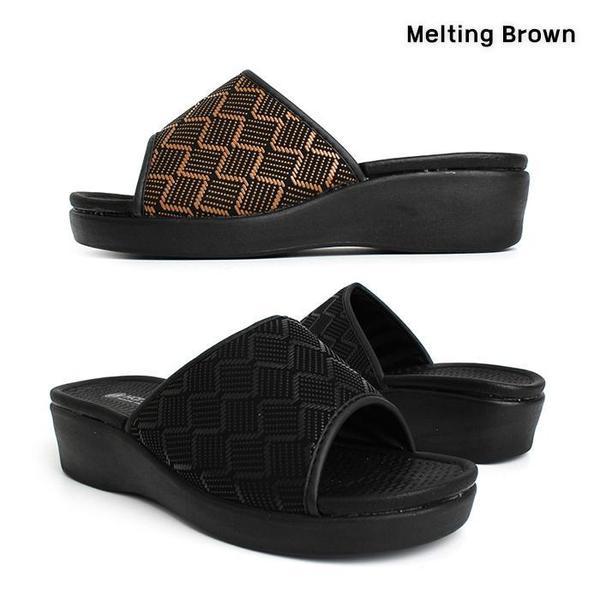 女性カジュアルデイリースリッパオフィスシューズ4cm