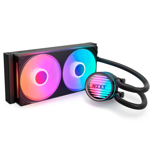 RL-KR24C-B1 ブラック Kraken Core 240 RGB 水冷一体型CPUクーラー メーカー直送