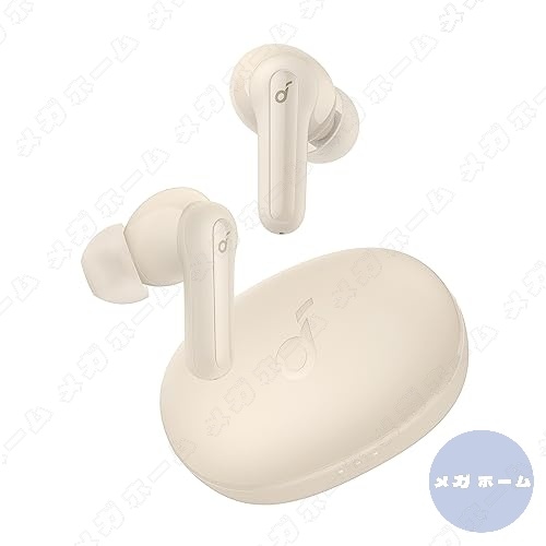 Anker Soundcore Life P2 Mini【完全ワイヤレスイヤホン / Bluetooth5.3対応 / IPX5防水規格 / 最大32時間音楽再生 / 専用アプリ対応】オフホワイト