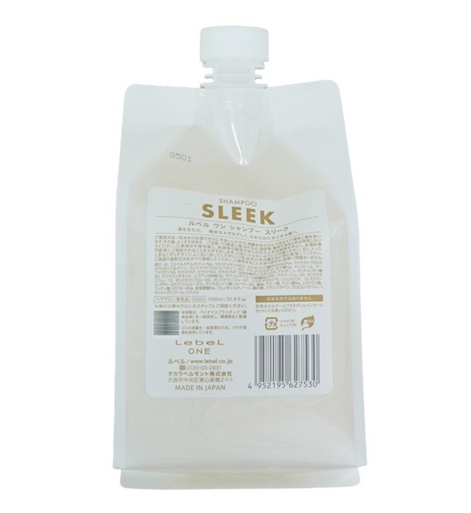 ルベル ワン シャンプー スリーク 1000ml レフィル 詰め替え用