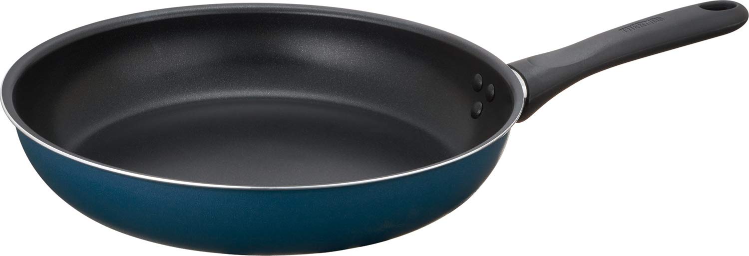 サーモス フライパン 28cm ガス火専用 デュラブルコート 軽量モデル ネイビー KFD-028 NVY