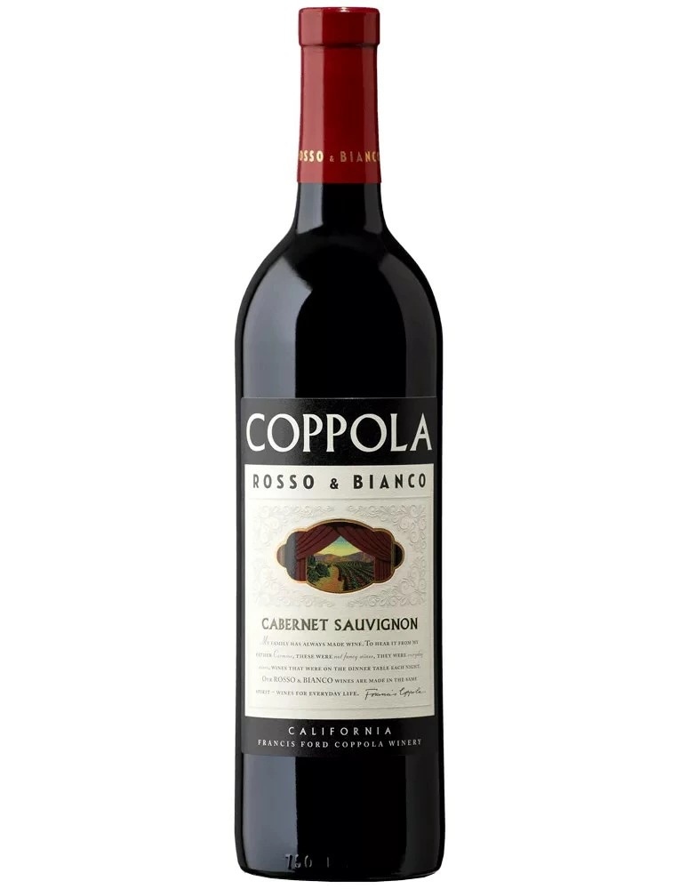 【エノテカ ENOTECA】フランシスフォードコッポラワイナリー ロッソアンドビアンコ カベルネソーヴィニヨン 750ml12本［赤/フルボデ