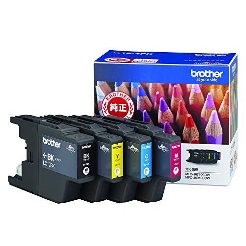ブラザー工業 【brother純正】インクカートリッジ4色パック LC12-4PK 対応型番:MFC-J6710CDWMFC-J710DDC