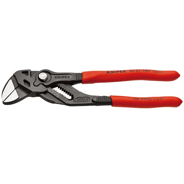 KNIPEX クニペックス プライヤーレンチ プラスチックコーティング 全長180mm 8601-180 工具 ツール DIY 作業工具