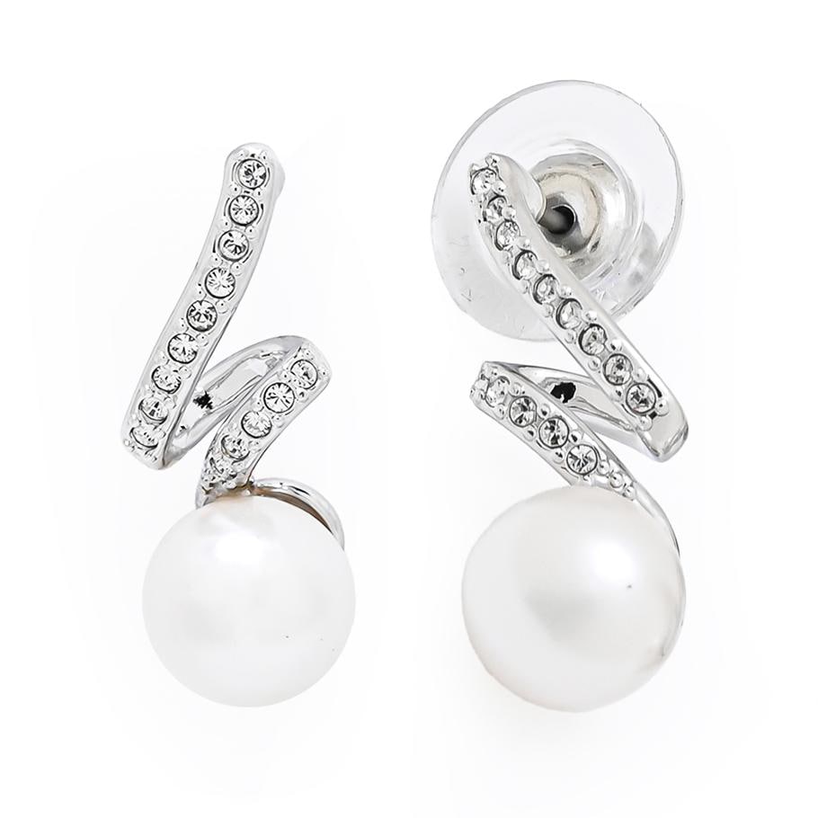 ピアス Gabriella ドロップピアス クリスタルパール クリア シルバー 5528447 ジュエリー アクセサリー