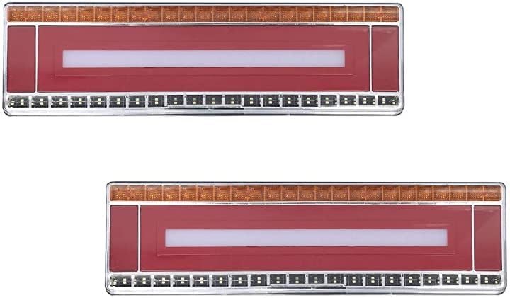 Avan Knight トラック 24V LED ライト テール ランプ 流れる シーケンシャル ウインカー 左右 セット スモール ブレーキ( パターン1)