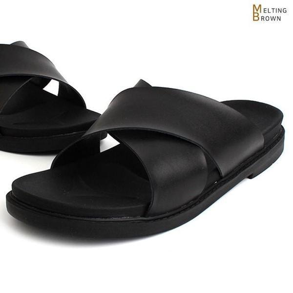 メンズレザーサンダル メンズ高級オフィスサンダル XS1