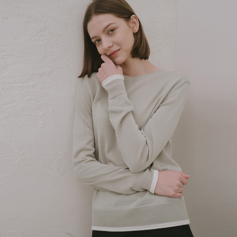 カラーベーシックニット(COLOR BASIC KNIT)