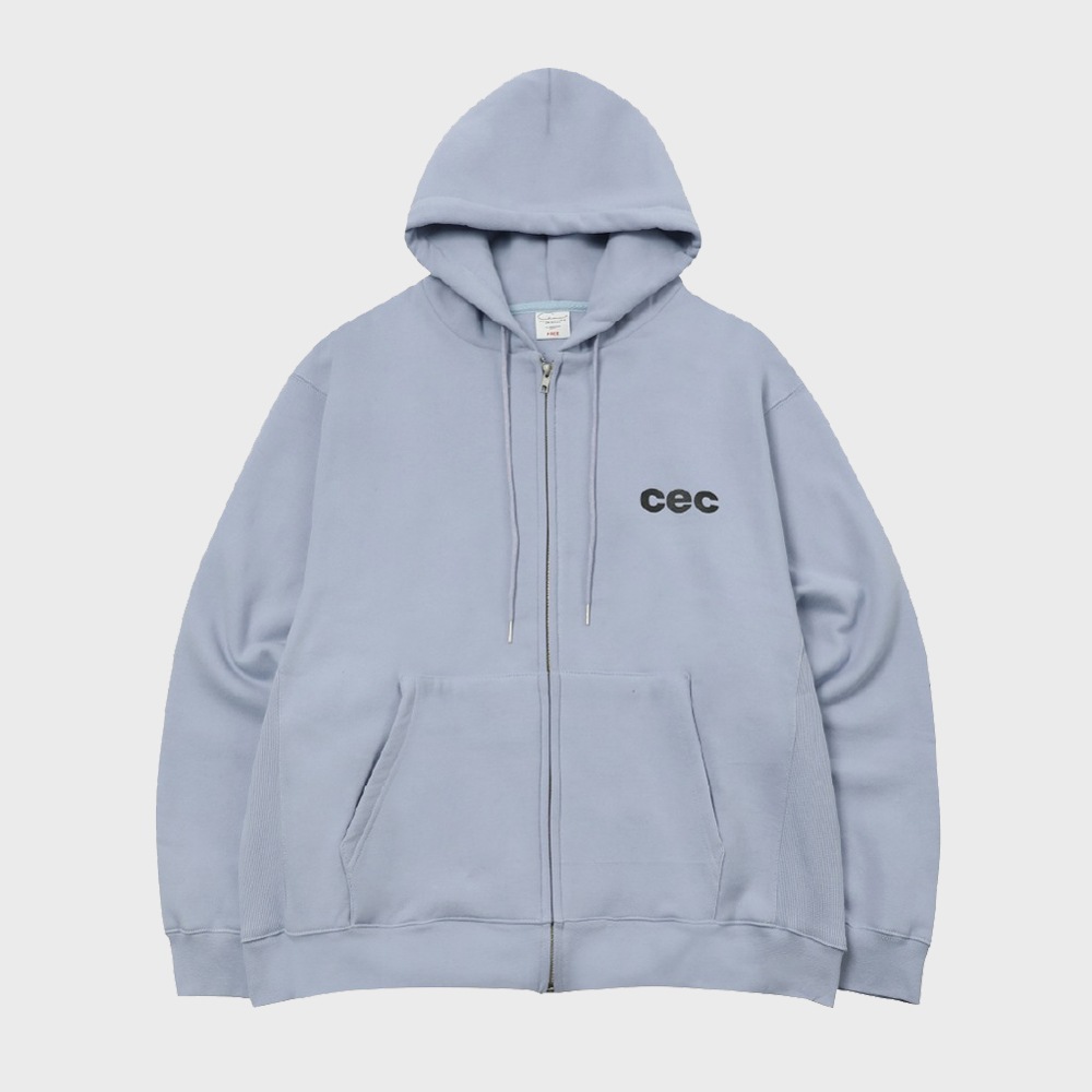 CEC ZIP-UP HOODIE(SKY BLUE/기모)
