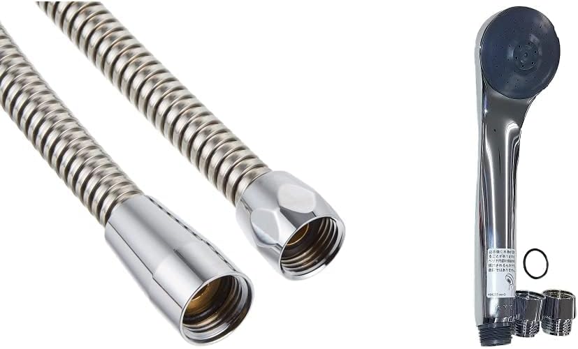 KVK メタルホース1.8M ZKF2M-180 & 節水eシャワーnf シャワーヘッド(メッキ) PZS313T【セット買い】