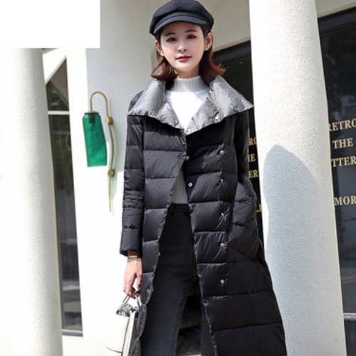 【送料無料】レディース ダウンジャケット 中長セクション ダウンコート 大人可愛い ママコーデ