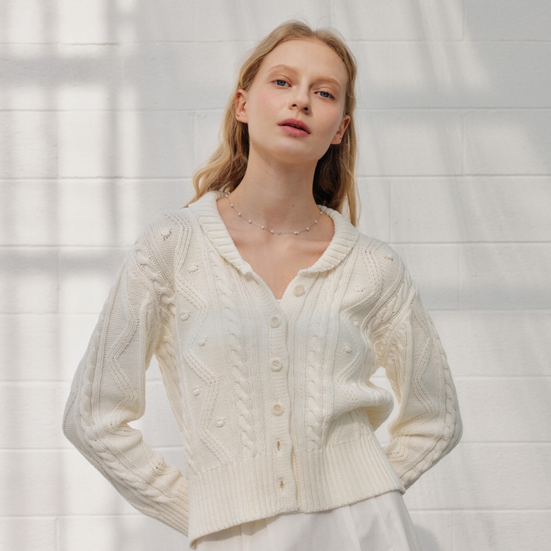 ワンカラーカーディガン [2カラー]