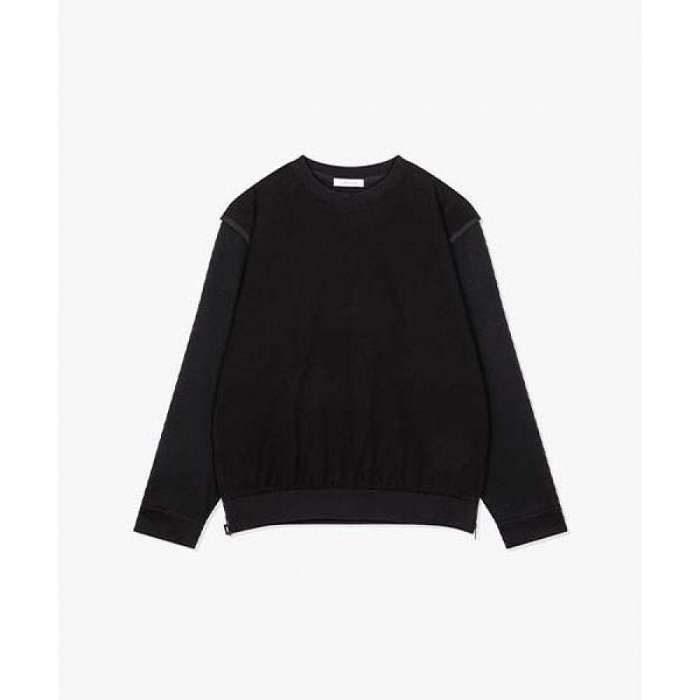 [リバークラッシュ] LKS41304ブラックオーバーフィットニットベストTシャツ