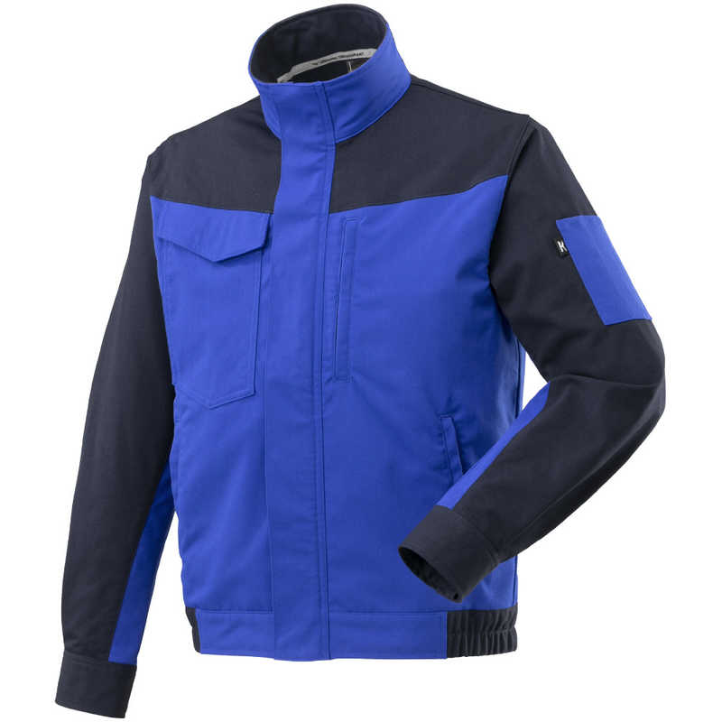 ミズノ　ワークジャケット(難燃・通年向け) ［ユニセックス］ M 87：ネイビー×ブルー　F2JEA19187