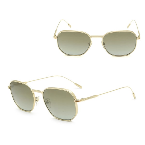 サングラス EZ0192/S 32G 53 Ermenegildo Zegna サングラス ノーズパッド UVカット ゴールド ブラウングレー