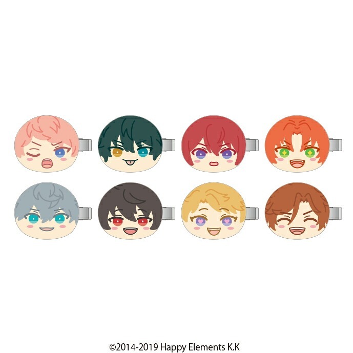 【新品/公式】 あんさんぶるスターズ!!_おまんじゅう前髪クリップ Ebox 【BOX／8個入り】 公式グッズ