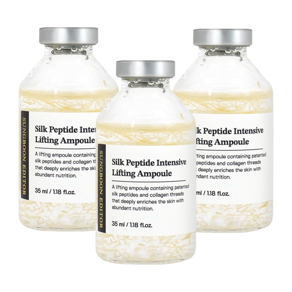 [3個セット][1+1+1] シルク ペプチド インテンシブ リフティング アンプル 35ml x3